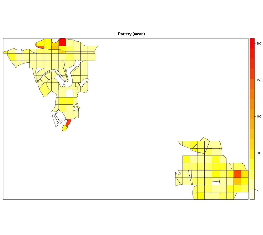 Pottery Mean Pottery count